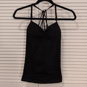 Athleta black Allegro support tank (built in bra)